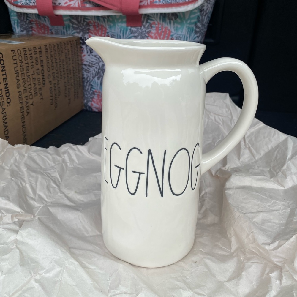 Rae Dunn Eggnog Pitcher